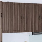 vidaXL Keukenkast aan de muur Lucca Bruin eiken 80 x 31 x, Huis en Inrichting, Verzenden, Nieuw