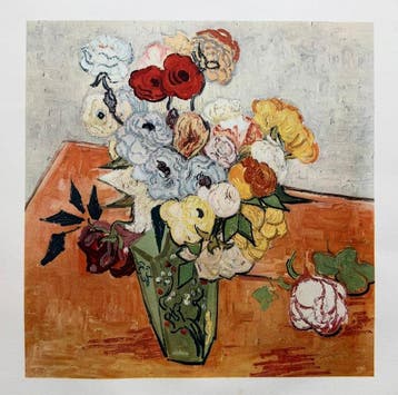 Vincent van Gogh (1853-1890) - Roses et Anémones, Antiek en Kunst