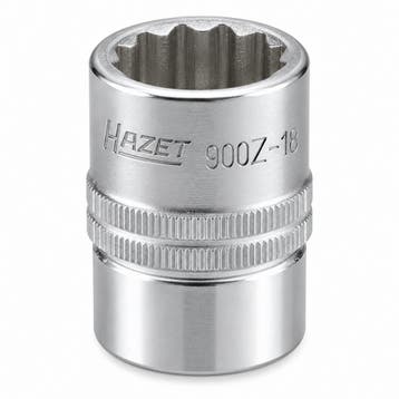 HAZET 900Z-18 Dopsleutel 18 mm 1/2 – 12-kant, Bricolage & Construction, Verzenden