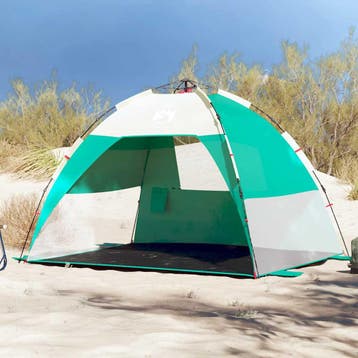 vidaXL strandtent 2-persoons waterdicht snelontgrendeling, Verzenden, Nieuw