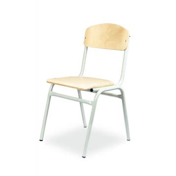Schoolstoel | Grijs | Voor Kinderen 1.30-1.60m | Zithoogte, Verzenden