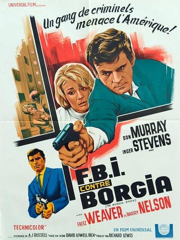 David Lowell Rich - F.B.I. contre Borgia - Original French, Nieuw