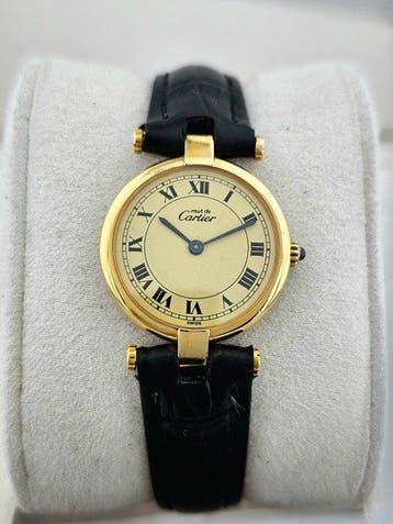 Cartier - Must de Cartier - Femme - 1980-1989, Handtassen en Accessoires, Horloges | Heren, Nieuw