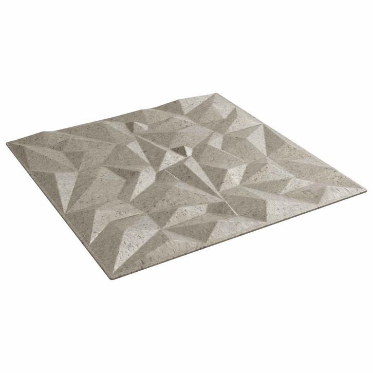 vidaXL Wandpanelen 24 pcs Amethist Beton 50 x 50 cm XPS, Bricolage & Construction, Plaques & Panneaux, Envoi