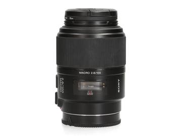 Sony SAL 100mm f/2.8 Macro - Macrolens - 1 jaar garantie, Ophalen of Verzenden, Zo goed als nieuw