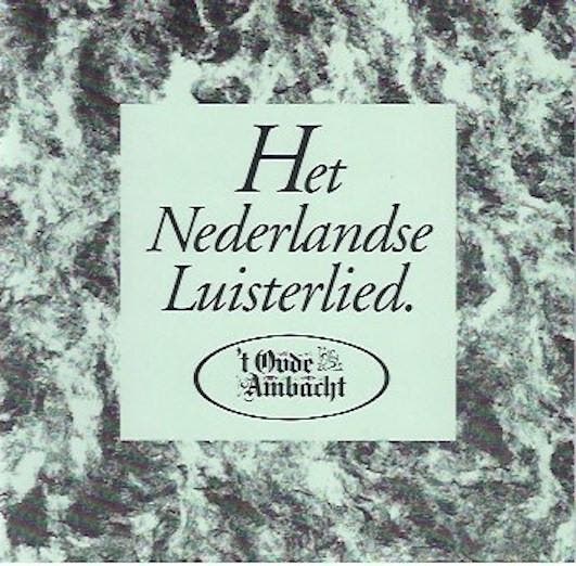 Various - Het Nederlandse Luisterlied, Cd's en Dvd's, Cd's | Pop, Gebruikt, Verzenden