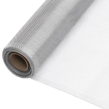 vidaXL Gaas 80x2000 cm aluminium zilverkleurig, Tuin en Terras, Verzenden, Nieuw