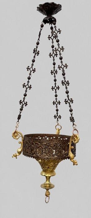 Objets religieux et spirituels - Antique - Bronze patiné,