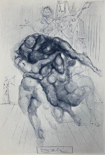 Salvador Dali (1904-1989) - The Irascible - La Divine, Antiquités & Art
