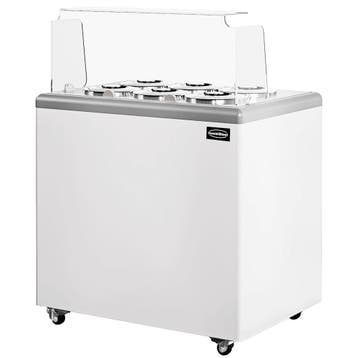 Schepijsvitrine | ZANZIBAR | Energiezuinig | 260L | 6x 7L |, Verzenden