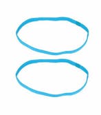 Haarband Sport 1cm - Elastiek - Anti-slip - Blauw - Set van, Nieuw