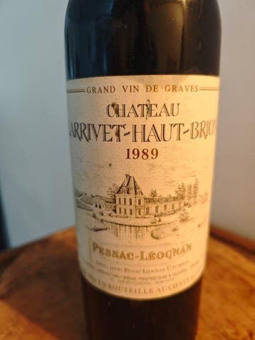 1989 Château Larrivet-Haut-Brion - Pessac-Léognan - 1 Fles, Verzamelen, Wijnen, Nieuw