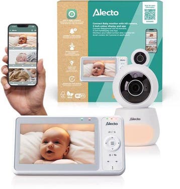 Alecto Babyfoon met Camera én App - DVM2060 Dual Mode Bab.., Verzenden, Nieuw