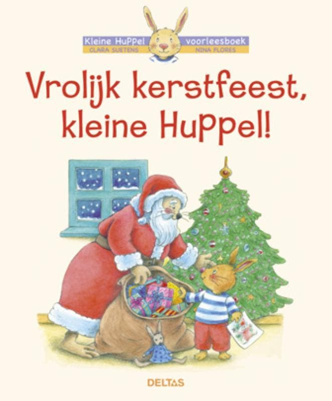 Vrolijk kerstfeest kleine huppel / Kleine Huppel Nina Flores, Boeken, Kinderboeken | Baby's en Peuters, Zo goed als nieuw, Verzenden