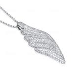 Ketting met hanger - 18 karaat Witgoud - 4.50ct. tw. Diamant