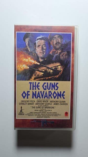 THE GUNS OF NAVARONE (VHS), Cd's en Dvd's, Gebruikt