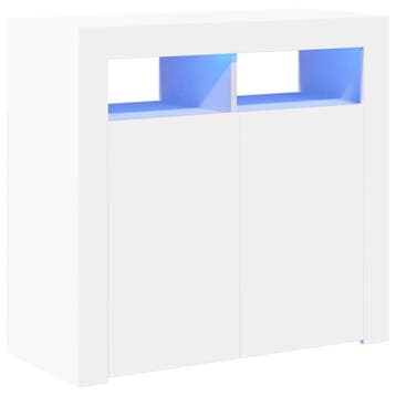 Dressoir Wit LED | Tweede kansje | OP = OP, Huis en Inrichting, Minimalistisch, Modern, Verzenden, 50 tot 100 cm, Zo goed als nieuw
