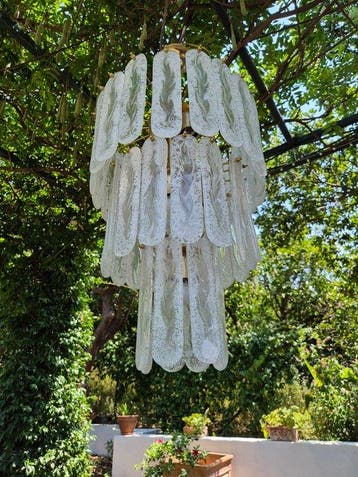 Lustre - Verre, Laiton, Antiek en Kunst
