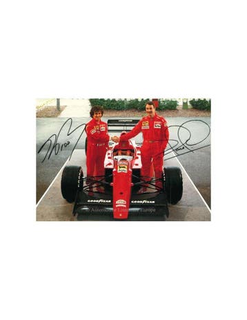 1990 FERRARI 641 ALAIN PROST - NIGEL MANSELL ANSICHTKAART