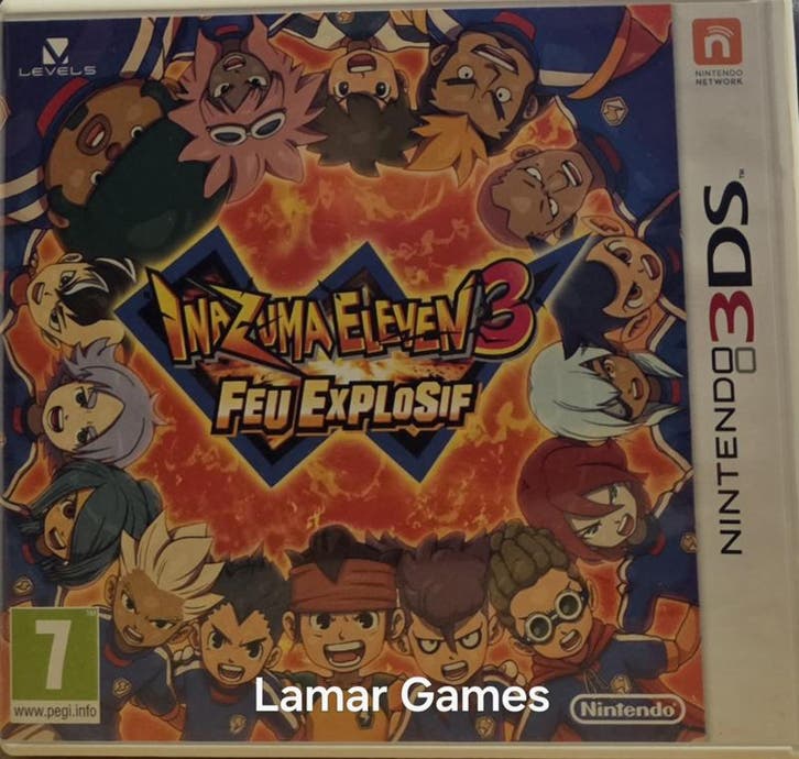 Inazuma Eleven 3 Bomb Blast (Nintendo 3DS tweedehans game), Games en Spelcomputers, Games | Nintendo 2DS en 3DS, Ophalen of Verzenden