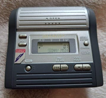 Sharp - MD-MT290H(BK) Platine MinidDisc, Nieuw