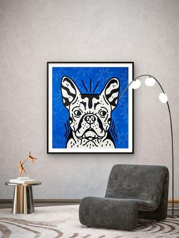 Nuno Barbedo (1983) - The dawg (XL Size Painting)