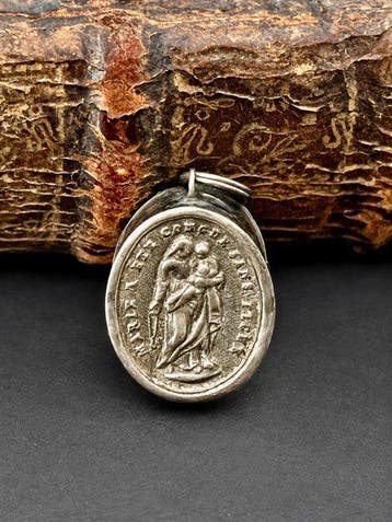 Reliekhouder - Zilver - 1850-1900 - Sint Jeanne de Chantal