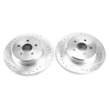Power Stop Jeep Wrangler BBK Rear Drilled & Slotted Rotor -, Ophalen of Verzenden, Nieuw