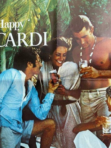 bacardi - Bacardi - Happy BACARDI - Jaren 1970