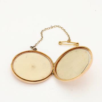 Hanger - 9 kt. Roségoud - Old cut diamant