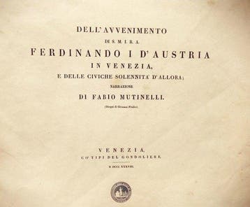 Mutinelli Fabio, Lorenzetti Giulio - Le Feste Veneziane.