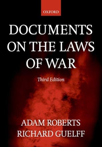 Documents On The Laws Of War 3rd 9780198763901 Adam Roberts, Verzenden, Adam Roberts
