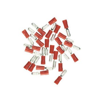 Bieden: Insulated Bullet Connector Red 1.5/4mm CIL.KON. M 1, Ophalen of Verzenden