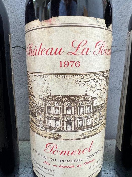 1976 Château La Pointe - Pomerol - 3 Fles (0,75 liter), Verzamelen, Wijnen