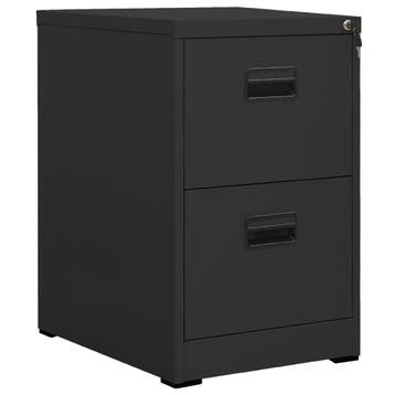 vidaXL Archiefkast 46x62x72,5 cm staal antracietkleurig, Verzenden
