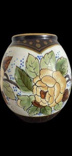 Boch Frères, Keramis - Charles Catteau - Vaas - Aardewerk -, Antiquités & Art