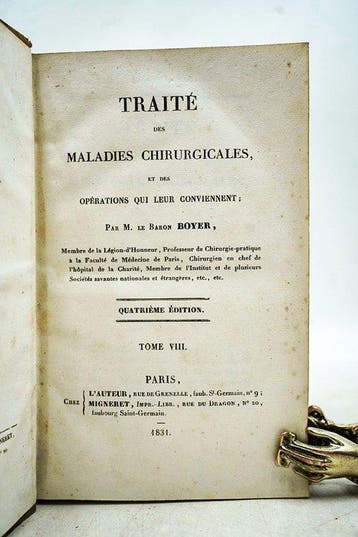 Baron Boyer - Traité des maladies chirurgicales, et des