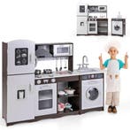 2dekans | Coast Hoekkeukenset voor Kinderen – Donkerbruin –, Ophalen of Verzenden