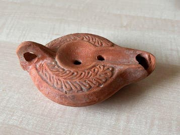 Oud-Romeins, Keizerrijk Terracotta olielamp (Zonder