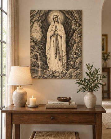 Onze-Lieve-Vrouw van Lourdes – De Onbevlekte uit de Grot –, Antiek en Kunst