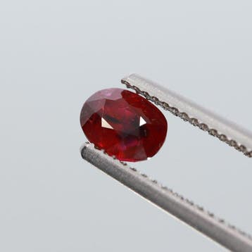 1 pcs Rouge Rubis - 1.18 ct - Gemological Institute of, Bijoux, Sacs & Beauté, Pierres précieuses