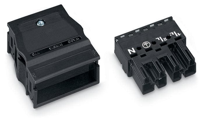 WAGO 770-114 4-Poorts Trekontlasting Connector Zwart -, Bricolage & Construction, Électricité & Câbles, Envoi