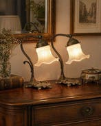 Lampe de table (2) - Bronze, Laiton