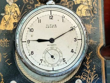 Titus Geneve - Rare Art Deco Swiss pocket watch - 1900-1949
