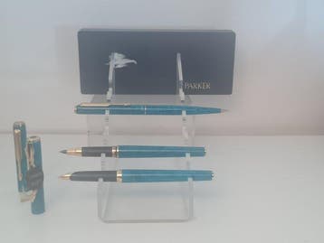 Parker - 95 et arrow bleu turquoise (stylo à plume, stylo à, Collections