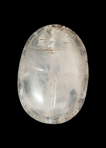 Oude Egypte, Nieuwe rijk Bergkristal Scarab