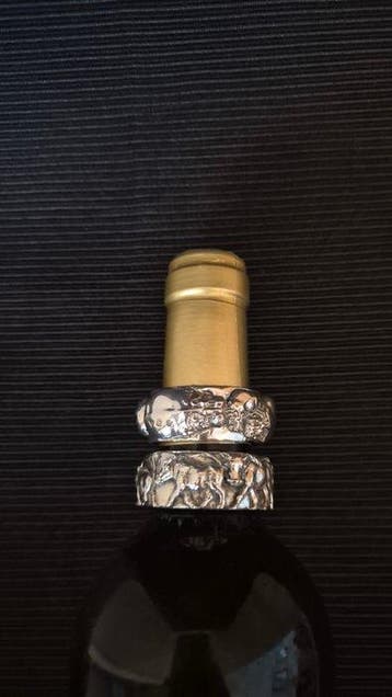 Patrick Mavros - Eetservies (2) - Zilver - Wine Drip Ring in