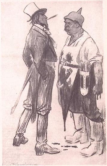 Uncle Sam en Duitsland als slager op spotprent (lijst optie), Verzamelen, Militaria | Tweede Wereldoorlog, Verzenden, Foto of Poster