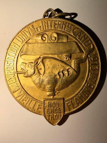Belgique. 1913 Belgium Ghent World exhibition (Sans prix de