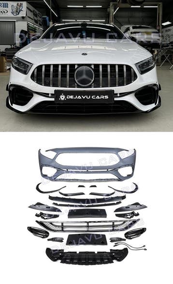A45 AMG Look Voorbumper voor Mercedes Benz A Klasse W177 V17, Ophalen of Verzenden